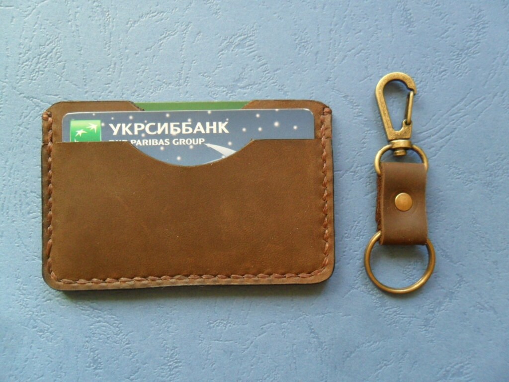 Set wallet keychain Minimalist style credit card holder