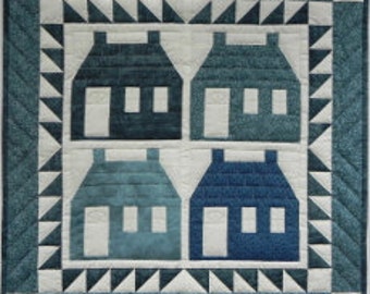 Houses Mini Quilt Kit - Rachel's of Greenfield - UK SELLER