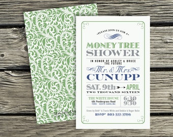 Wedding Shower Money Tree Invitation 10