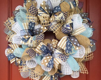 Custom lake house wreath personalized by adoorablewreathdesig
