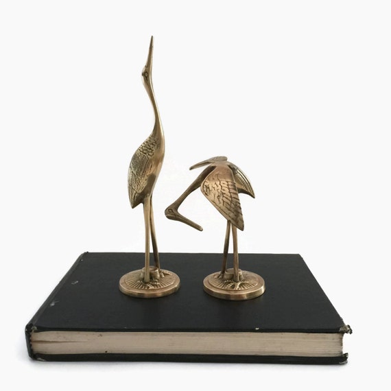 crane bird figurine