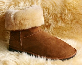 Women's Short Boots Made in AUSTRALIA from 100% SHEEPSKIN - Since 1981