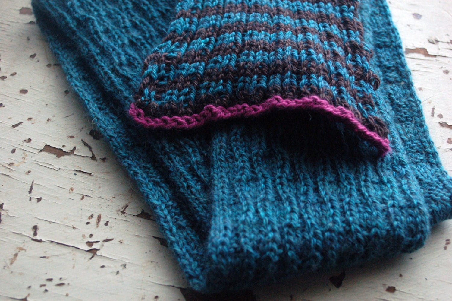 Knitting pattern Scarf to knit Hand knit Scarf Textured and
