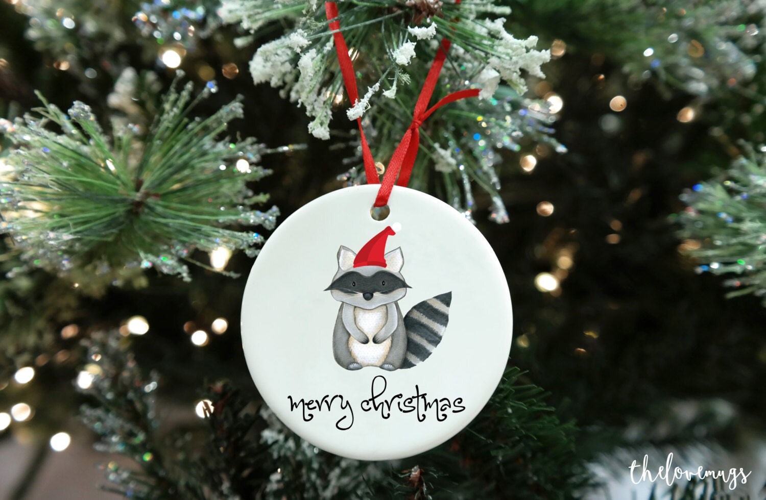 christmas ornament raccoon gift raccoon ornament christmas ornament raccoon gift raccoon ornament