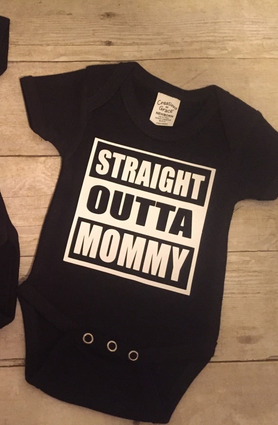 straight outta mommy shirt