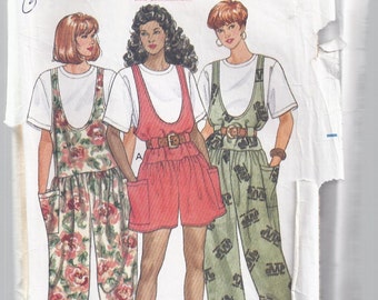 Misses' Jumpsuit & Top Pattern - 1990s