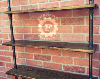 Steampunk Shelf, Industrial shelves, Wall Shelves, industrial shelf, pipe shelf,steampunk furniture, pipe shelving, rustic shelf, shelving