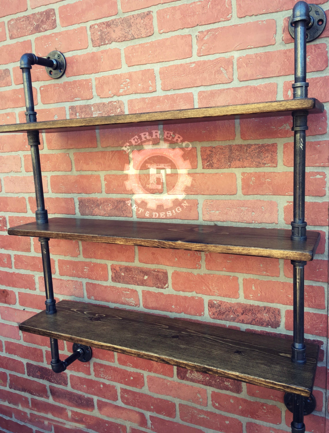 Steampunk regal industrie regale wandregale von ferreroartdesign