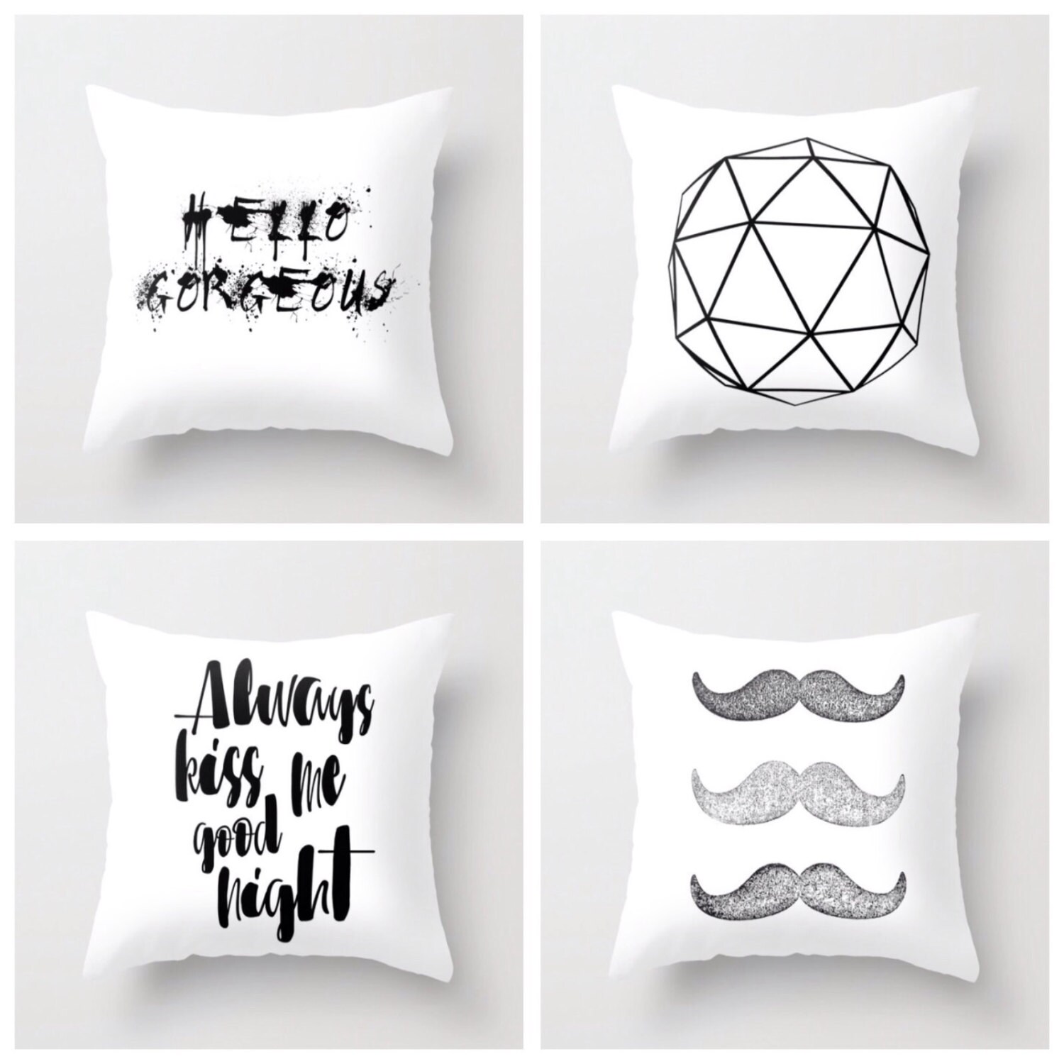 Hello Pillow Hello Throw Pillow Cover