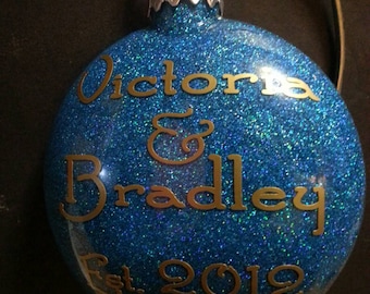 Custom Name Ornament. Acknowledge a new baby, engagement,special event or date for your child, family,relationship or almost any milestone.