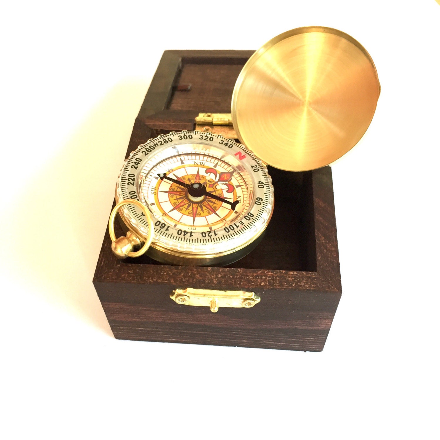 Custom Engraved Compass Personalized Engraved Compass. Front