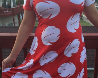 Lilo Inspired Cap Sleeve Skater Dress MADE to ORDER (4 week Processing time)