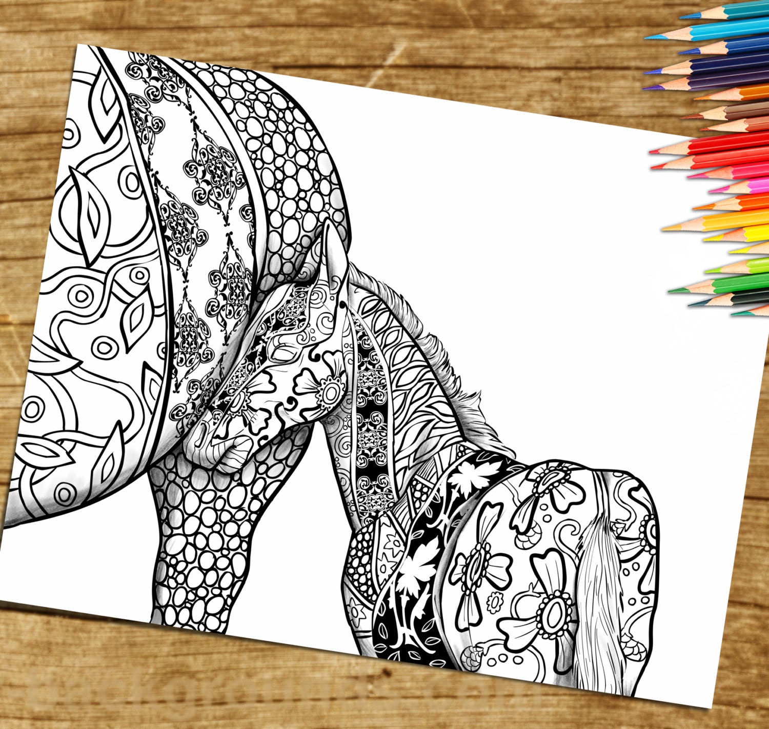 Adult Coloring Book Page from Coloring Book For Adults