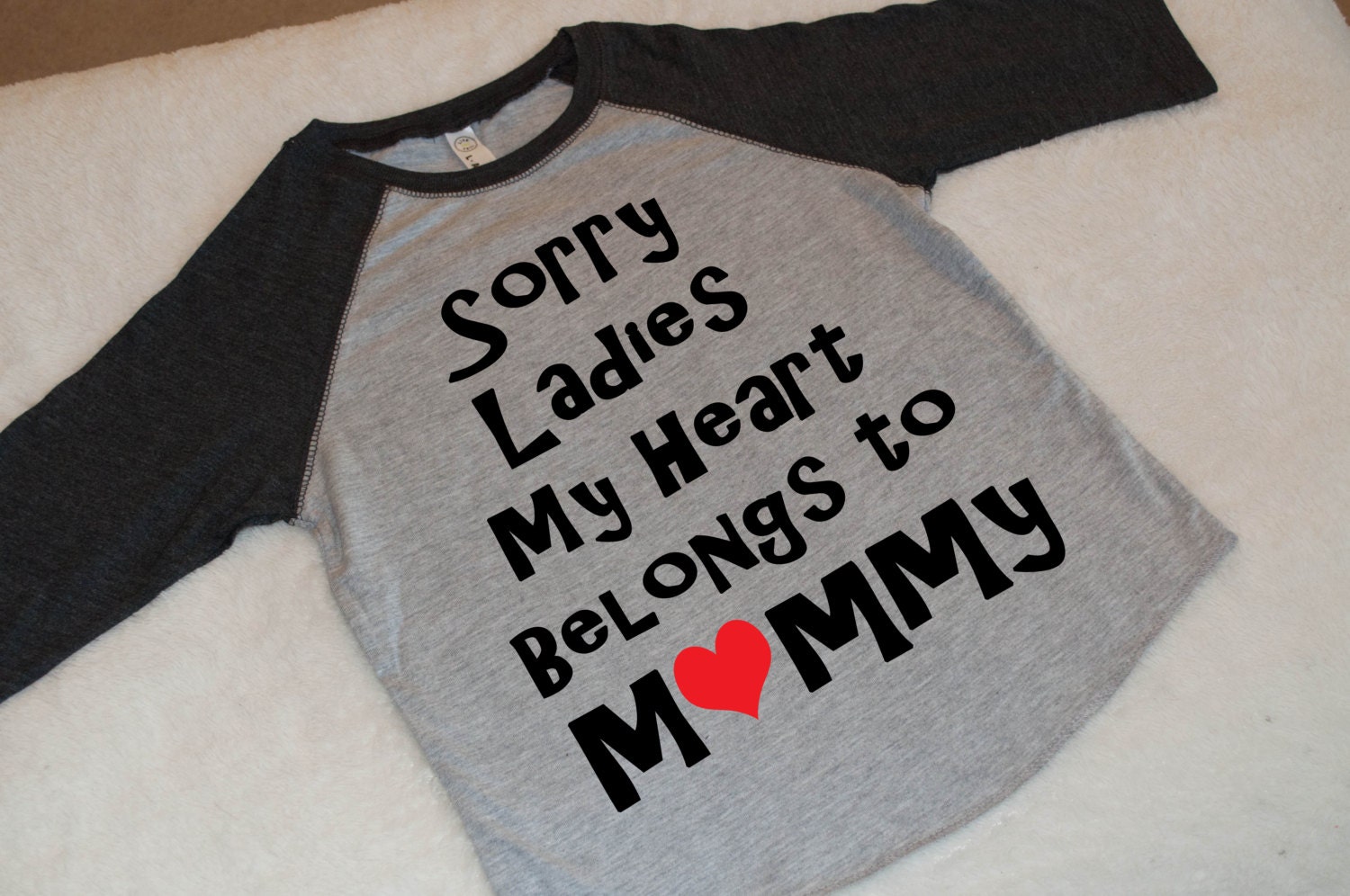 Valentine's shirt. Boy's my heart belongs to by ...