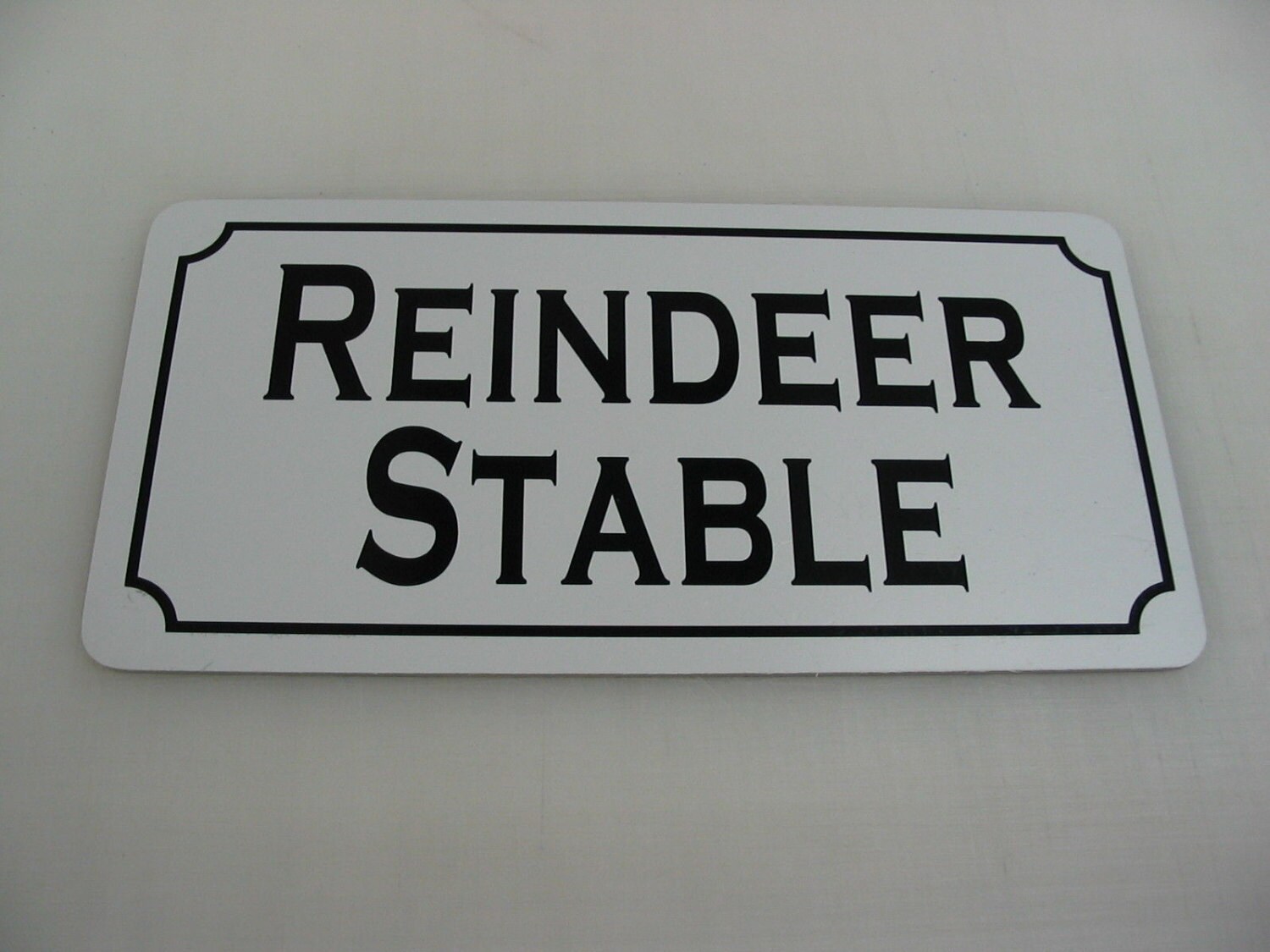 REINDEER STABLE... Metal sign for Farm Ranch or Kitchen Decor