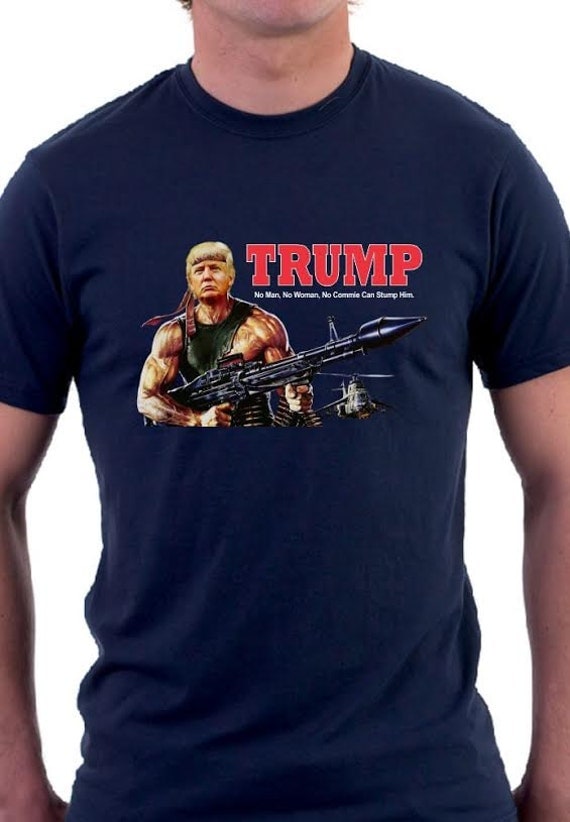 Donald Trump T-Shirt Trump as Rambo Shirt