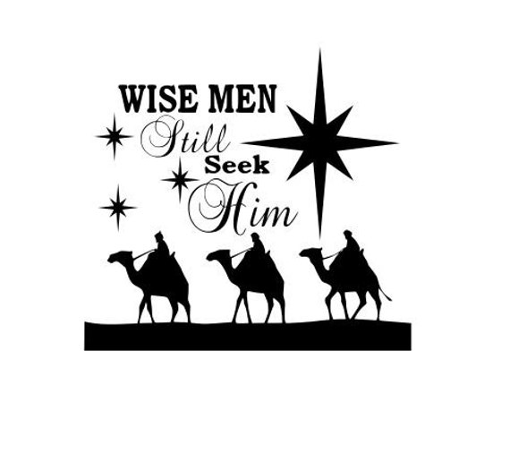 Wise Men Still Seek Him SVG Studio 3 DXF AI ps and pdf