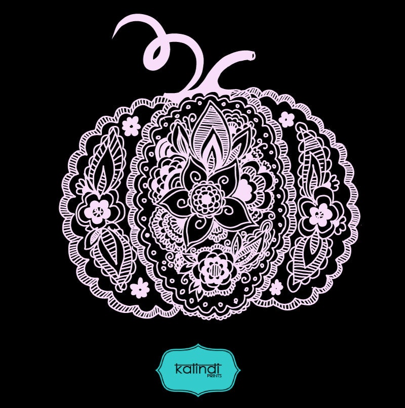 Download Mandala pumpkin hand drawn SVG, Halloween Mandala, Mandala ...