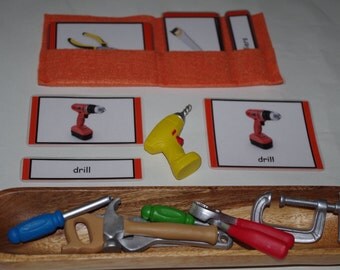 Tools Montessori 3-part cards--Montessori matching--Montessori early learning educational materials