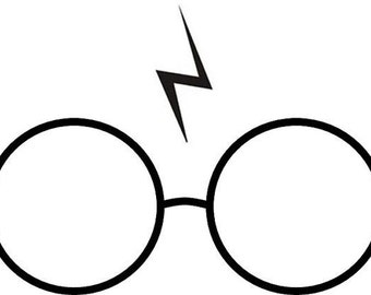 Items similar to Harry Potter. Glasses and Scar (A5 / 148 x 210mm ...