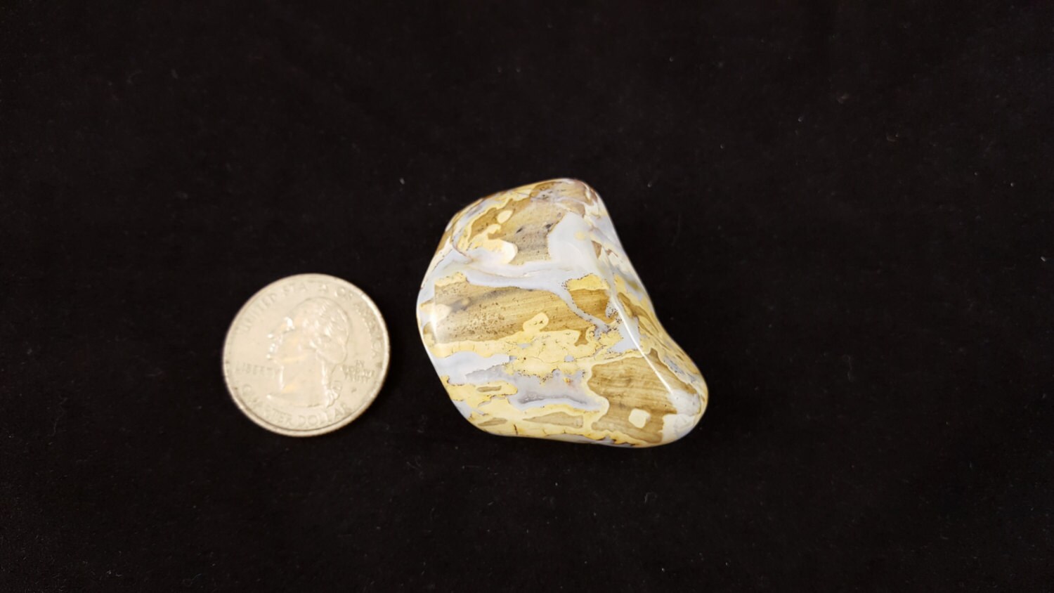 Polished Ohio Flint Ridge Flint Stone with Natural by GeoTreasure