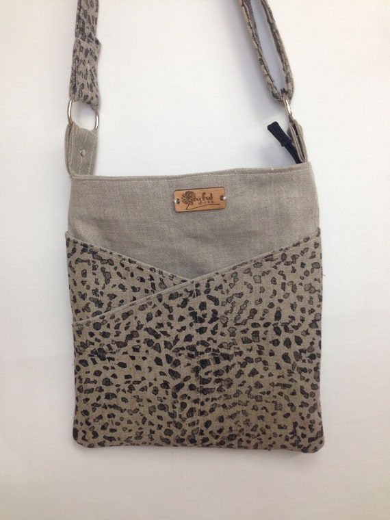 Animal print shoulder bag Crossbody bag Shoulder bag by joyfulLB