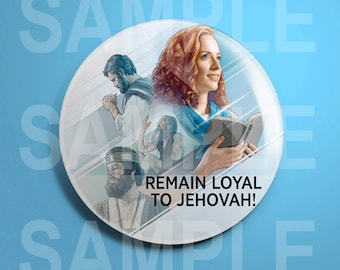 JW.org Convention 2016 Pin "Remain Loyal To Jehovah!"