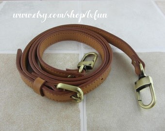 Light Brown Leather Purse Strap