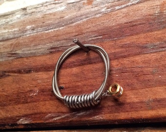 Items similar to Silver String Ring Jewelry Freeform Sterling Silver on ...