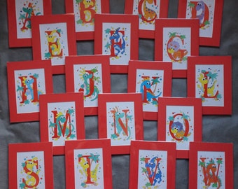 dinosaur letters etsy