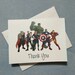 The Avengers Note Cards Thank You Cards Invitations