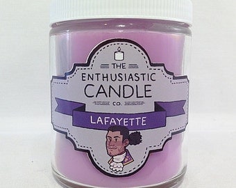 LAFAYETTE - Hamilton Fandom-Inspired Soy Candle