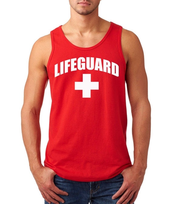 Lifeguard Tank Top Unisex/Men XS3XL Size Adult Tank Tops
