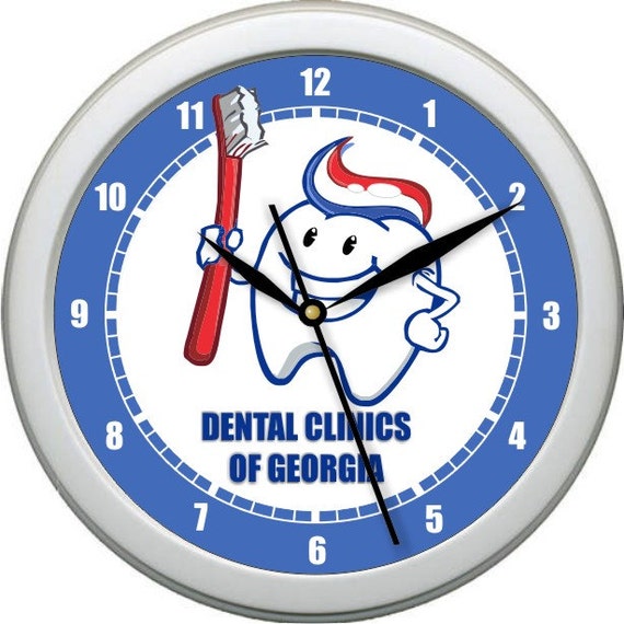 Dentist Office 10 Personalized Wall Clock