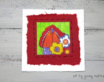 Small fine art print "capelli rossi"