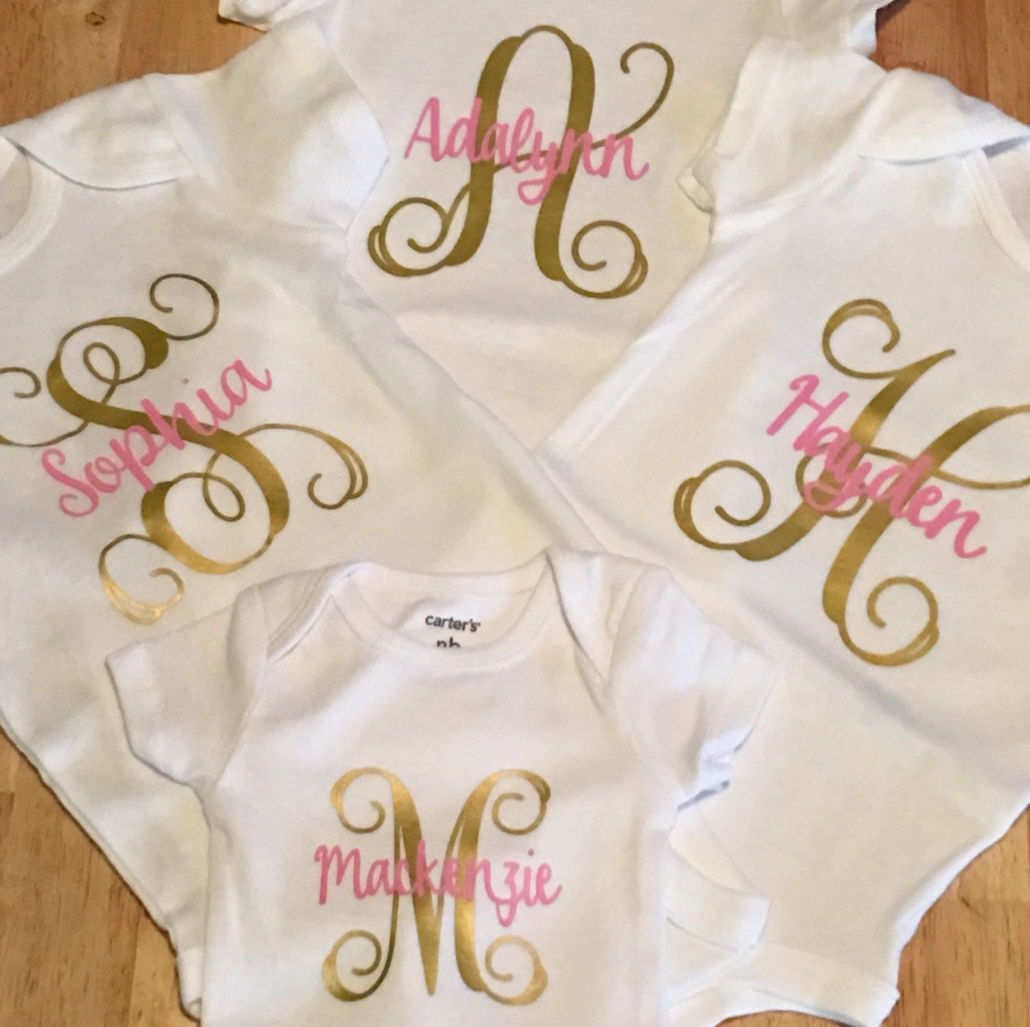 Baby Girl Clothes-Monogrammed Baby Girl by SassyGirlsDesign