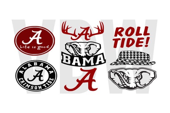 Download Alabama Roll Tide Cutting Files Silhouette SVG by ...