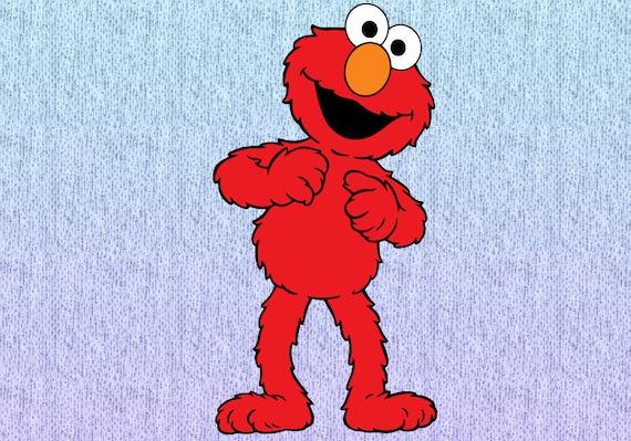 Layered Elmo Svg For Silhouette - Layered SVG Cut File - Download Free