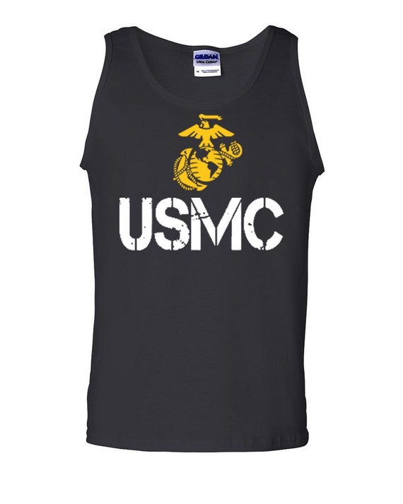 United States Marine Tank Top USMC Logo Eagle Globe by