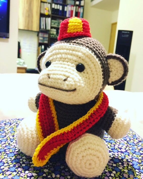 Crochet Chubby Monkey PATTERN Amigurumi Year of the Monkey