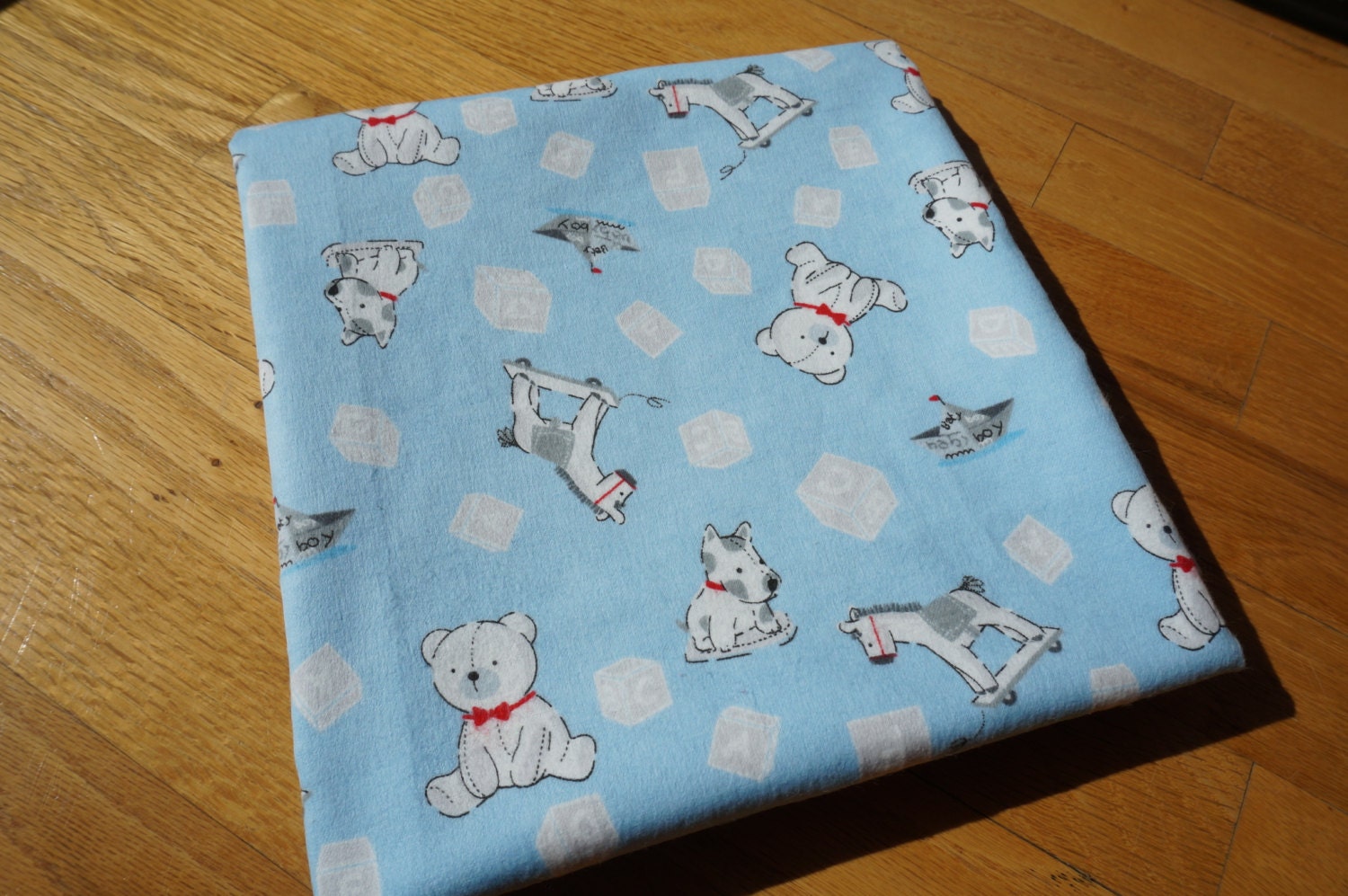 teddy flannel blanket