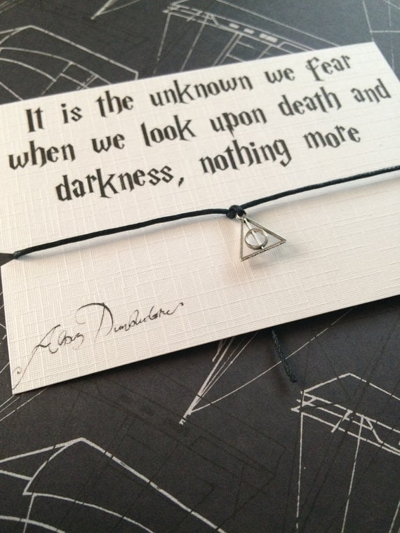 Harry Potter Dumbledore Friendship Bracelet by FaithAndString