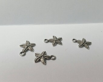 Starfish, Tibetan silver, starfish charm, charms, findings, jewelry supply, diy
