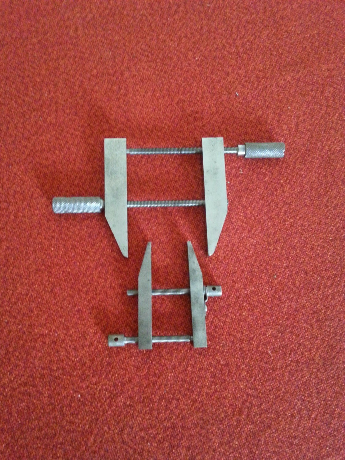 Vintage Machinist Parallel Clamps Steel Screw Clamps 4