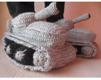 Army tank slippers Etsy