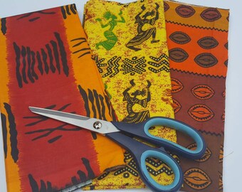 Fat quarters, African fabric, Fat quarter bundle sale, Fat quarters fabric bundles, Fat quarter fabric, Gift, Quilters gift, Seamstress gift