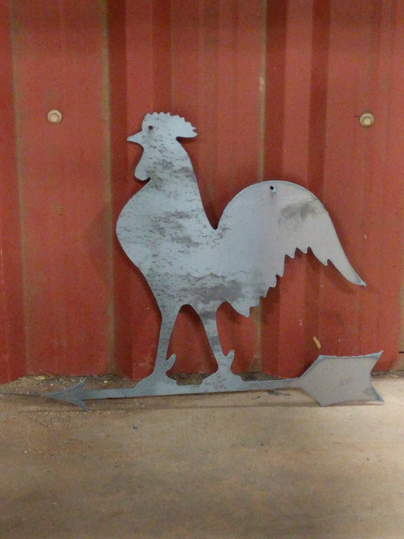 Rooster Metal Sign