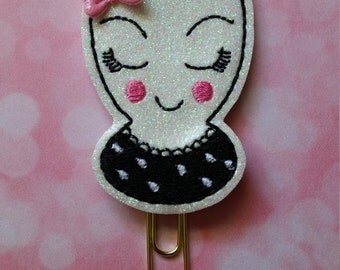 Fancy Face Cup Clip Paperclip Bookmark Bookmark Paperclip Planner Bookmark Planner Clip Planner Supplies Planner Accessories