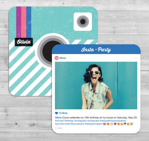 Instagram Invitation Template 2