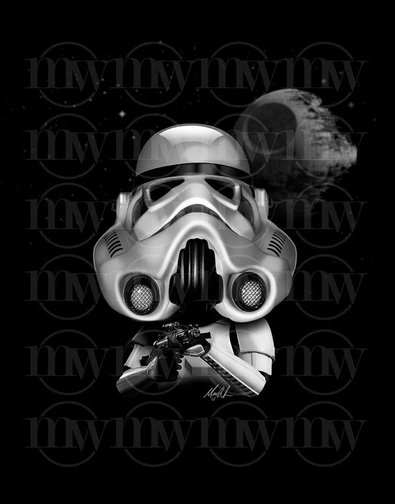 Items similar to Star Wars Stormtrooper Printable Caricature Funny